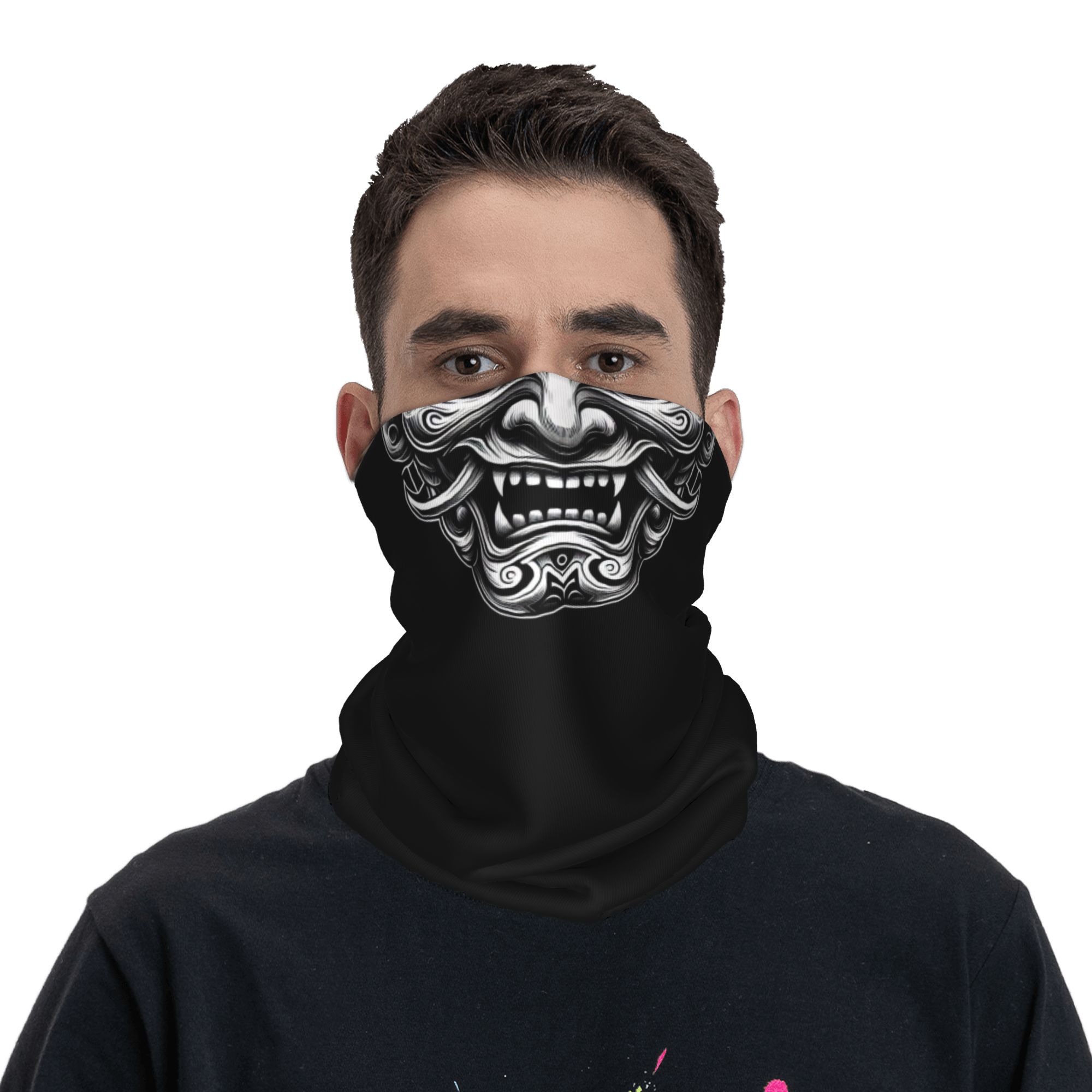 Aangepaste Samurai Oni Demon B - Neck Gaiter Fleece recensie en prijs