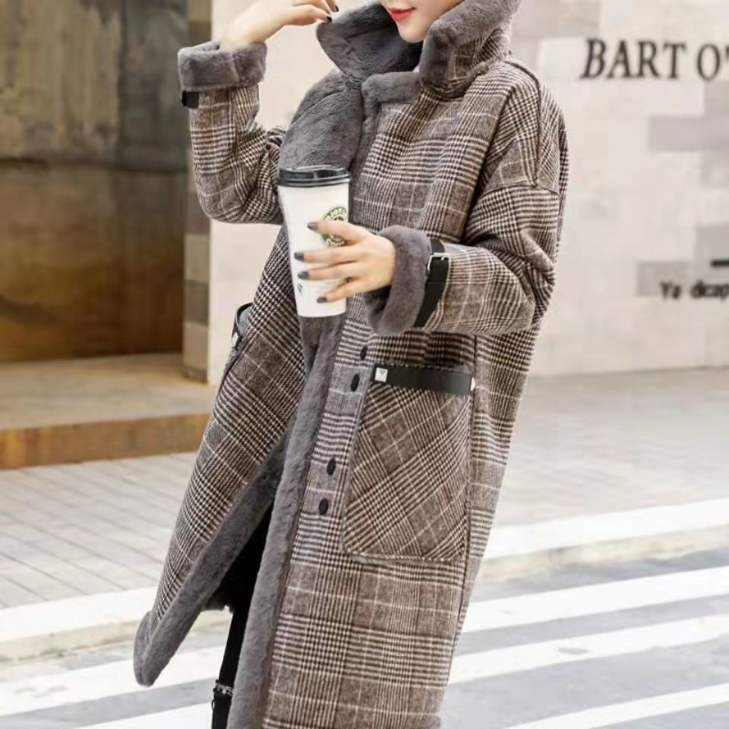 2026 Winter Warme Jas Pluche D - Wool Coat Peacoat recensie en prijs