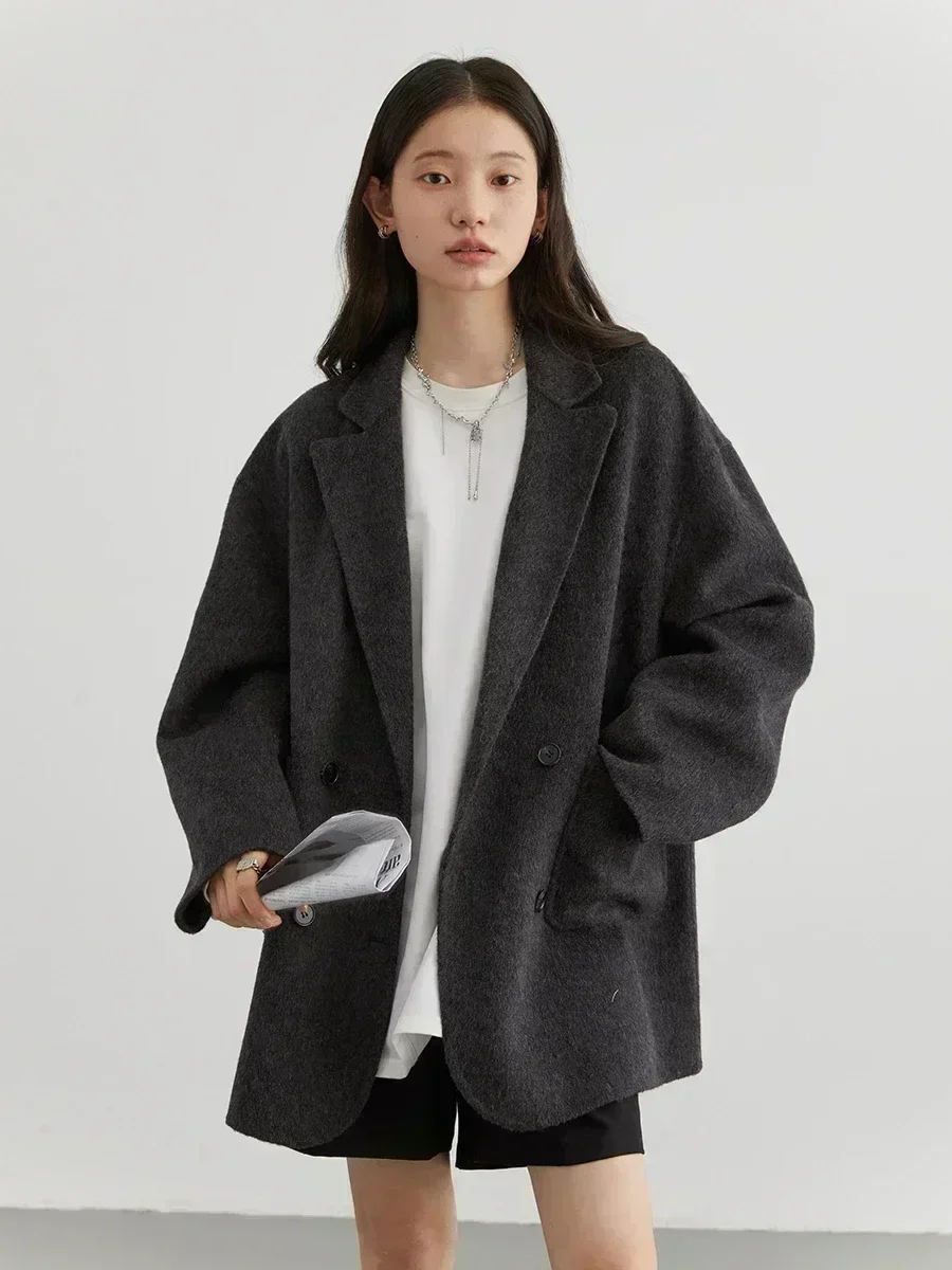 CHIC VEN Dames Wollen Jassen L - Wool Coat Peacoat recensie en prijs